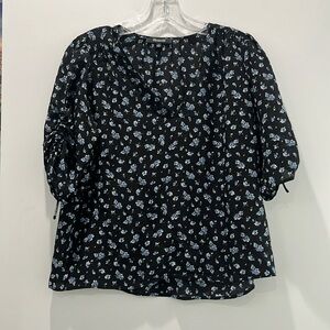Madewell Silk Blouse Sz S